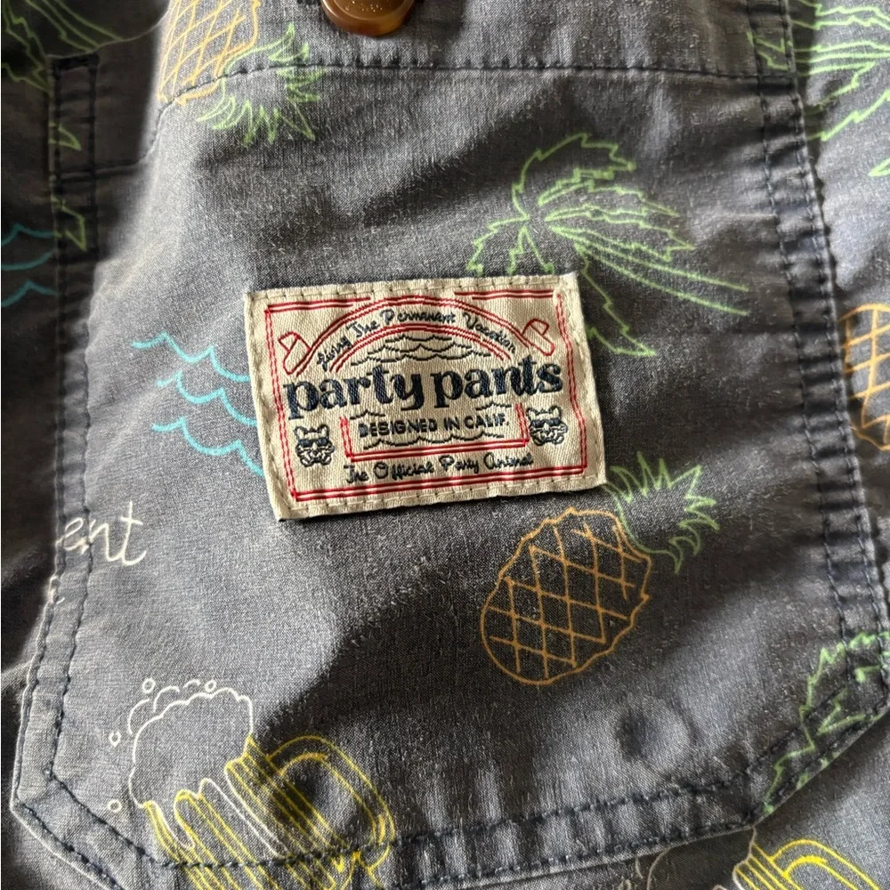 Party pants shorts, medium,  permanent vacation‎ size M